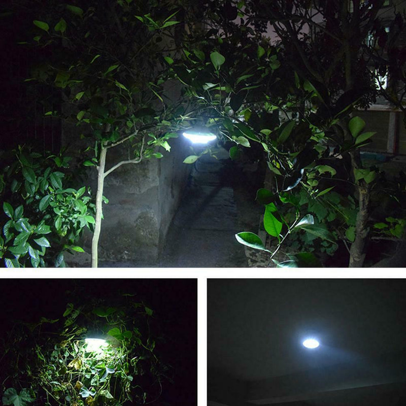 22LED Solar Light Outdoor Camping Hiking Yard Decor Remote Control Hanging Lamp