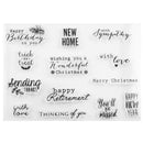 DIY Clear Transparent Stamps Silicone Letters Cards Album Decoration Seals