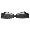 New Car Wing Side Mirror Cover Primed 1 Pair Left+Right Side Matte Black Fi