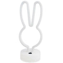 Decorative Rabbit Neon Sign Light LED Cute Animal Neon Marquee Light Art Wa