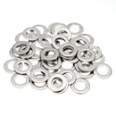 Assorted Stainless Crush Flat Washers Seal Flat Ring Pads Set 0f 100 M4 M6