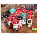 Storage Iron Decor Box Christmas Tin WAZ5 Children Candy Box Gift Jar Bucket