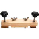 1 Set Solid Maple Stainless Steel Guitar Bridge Install Clamp Luthier Tools