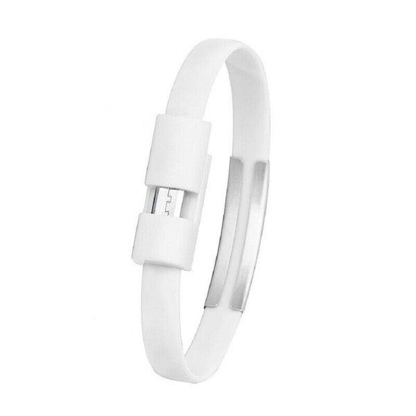 Bracelet Micro USB Charger Charging Cable Data Sync for Android mobile phon F2L9