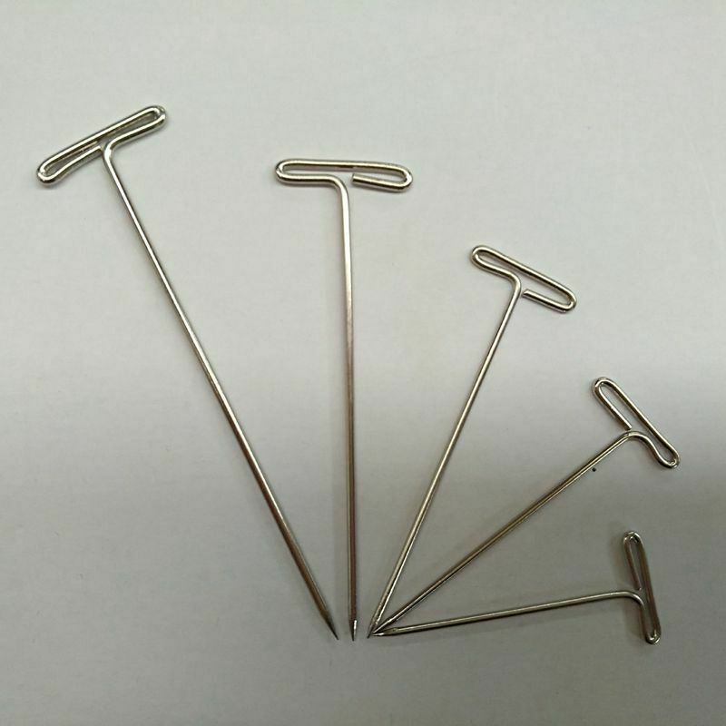 450 Pieces Steel T-Pins Nickel Plated 1 Inch, 1-1/4 Inch, 1-1/2 Inch, 1-3/4 U1Z8