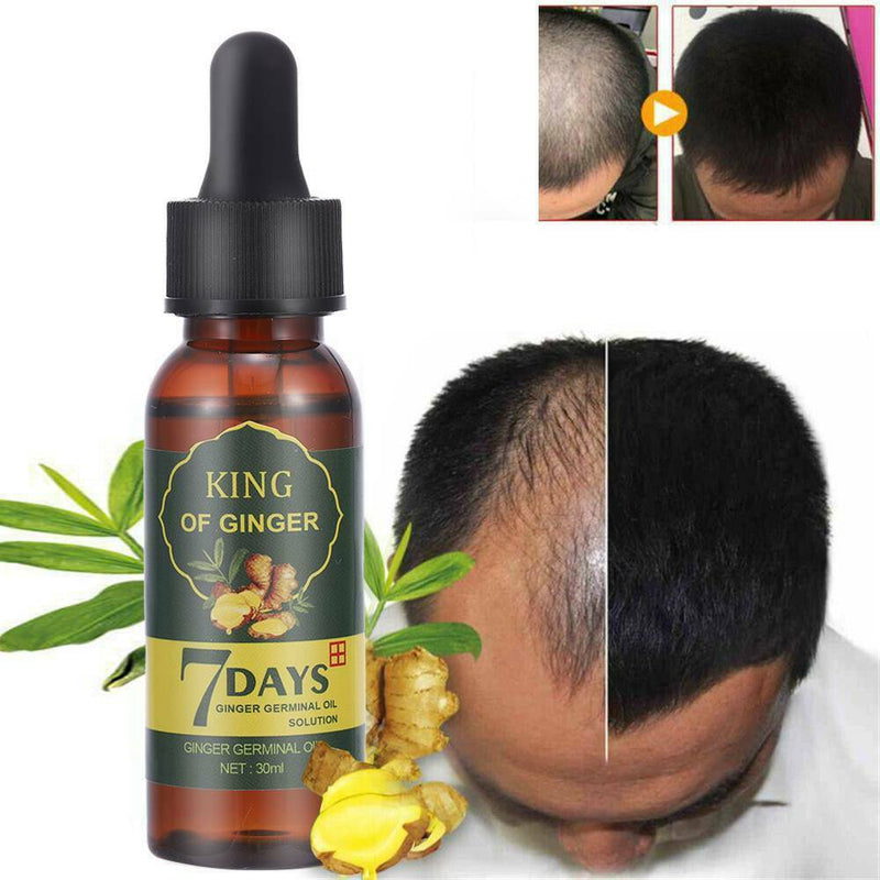 7 Days Hair Growth Products Men Women Natural Oil Serum Grow Fast Treatment New