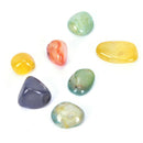 50G Natural Palm stones Tumbled stone Crystal Reiki Quartz Healing Chakra 3c