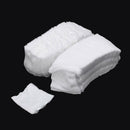 100 Pcs White Rectangle Facial Clean Bag Type Cotton Pads T2I7