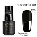 Rosalind Gel Nail Polish 7Ml Base Top Coat Long Lasting Manicure Tempered T