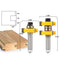 1/2" Shank Tongue and Groove Joint Router Bit Set Woodworking Cutting Tool