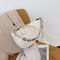 Alligator Pattern Shoulder Totes Bag Women Leather Chain Handbag (Beige)