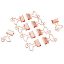 10 Pieces Cute Flamingo Metal Foldback Binder Clips Stationary Paper Clips 35 x