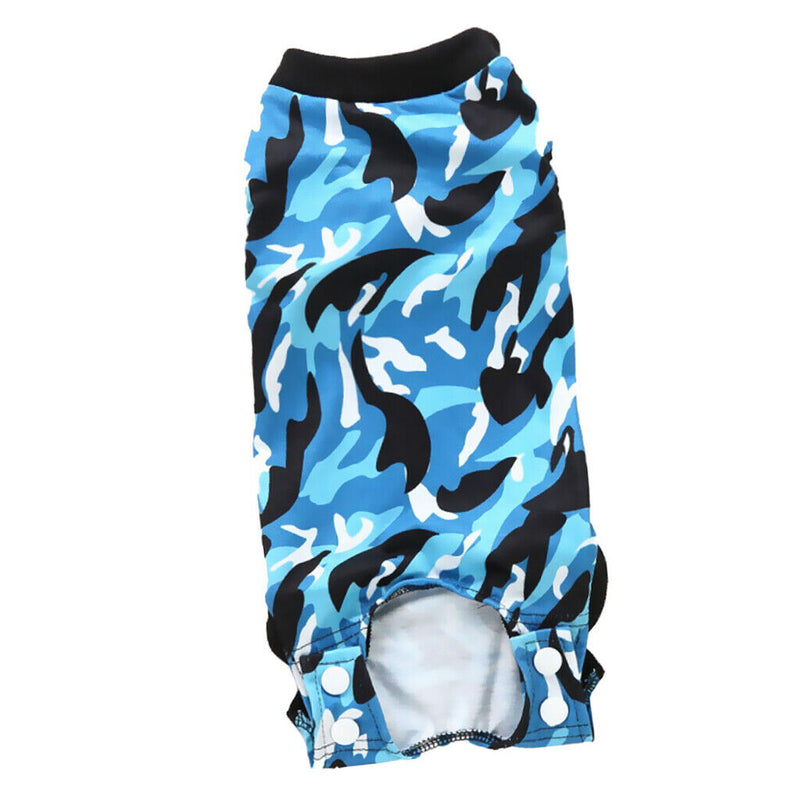 2 x Pet Recovery Suit for Abdominal Wounds or Skin Diseases, E-Collar