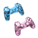2 Pack Rubber Case Skin Grip Cover Housing for Sony PS4 Controller Gamepad