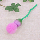 Single Soft Rose Brush Makeup Foundation Powder Blush Kabuki Brushes