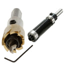 Woodworking Tool Set, 2 Flutes 1/4 Shank End Bearing Double Edge Router Bit &