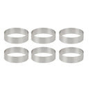 Circular Stainless Steel Porous Tart Ring Bottom Tower Pie Cake Mould Bakin K3J3