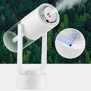 Auto Rotary Negative Ion Purification Spray Air Humidifier Diffuser (White) A