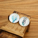 50 PCS Mixed dream catcher photo round dome glass cabochons 12mm diy handma