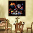 Girl in Night Round DIY Full Drill Diamond Painting Embroidery Kits Craft