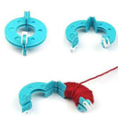 8Pcs/set Plastic Knitting Crafts 4 Different Sizes Plush Ball Making Tool B6E8