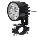 Motorcycle Headlight Spot Fog Lights Head Front Work 4 LED 20W Motorbike CDK