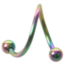 Stainless Steel Flexo Twist Helix Cartilage Ring Earring Piercing Lots Mult