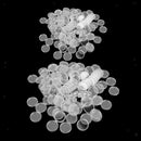 200x Clear Coin Storage Display Capsules Holder Collector Box Case 21/19mm
