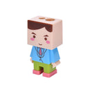 Stationery Child Pencil Sharpener with One Rubbers Eraser Students Kids Cute Kw