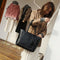 New Women Big Capacity Storage Leather Handbag Shoulder Ladies Purse Messen N7M4
