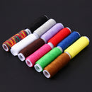 12pcs Spools Mixed Colors Polyester All Purpose Sewing Threads Cones Set A