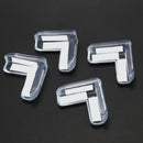 Desk Table Corner Right Angle Safety Cushion Pad Protector 4 Pcs Clear Z3T7