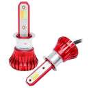 2pcs Car Motorcycle 3000K 6000K 8000K COB LED Fog Lamp Tail Light Bulbs