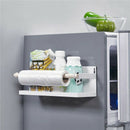 Kitchen Shelf Refrigerator Side Magnetic Absorption Storage Rack