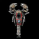 Insect Scorpion Brooch Pins Jewelry Women Rhinestone Gift Corsage Decoratio M4J4
