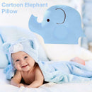 Baby Newborn Memory Foam Pillow Prevent Flat Head Protect Neck Elephant Pillow