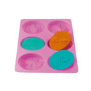 6-Cavity Homemade Making Chocolate Cake Honey Bee Soap Mold Silicone Mould Tray
