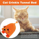 Pet Cat Dog Nest Bed Tunnel Puppy Cave House Portable Sleeping Bag Mat Pad