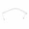 1.5M 4.9Ft White Stretchy RJ9 4P4C Handset Telephone Coiled Cable Cord