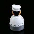 Multifunctional Practical Kitchen Timer Alarm Clock Cartoon Chef Design Hom W4Z7