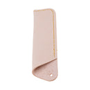 Leather Fountain Pen Pencil Case Handmade Bag Holder Storage Pouch Beige
