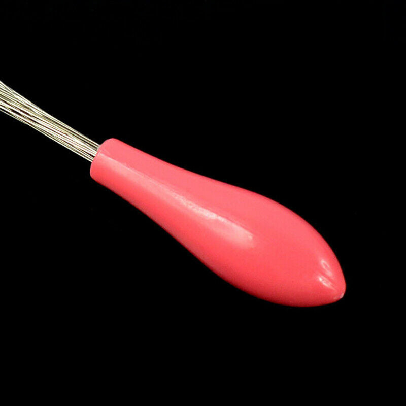 Comb Hair Brush Cleaner Removal Embedded Makeup Tool Plastic Handle Pink DPW