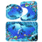 3 pcs Bathroom Set Bath Rug Bath Mat Cover Toilet mat BX