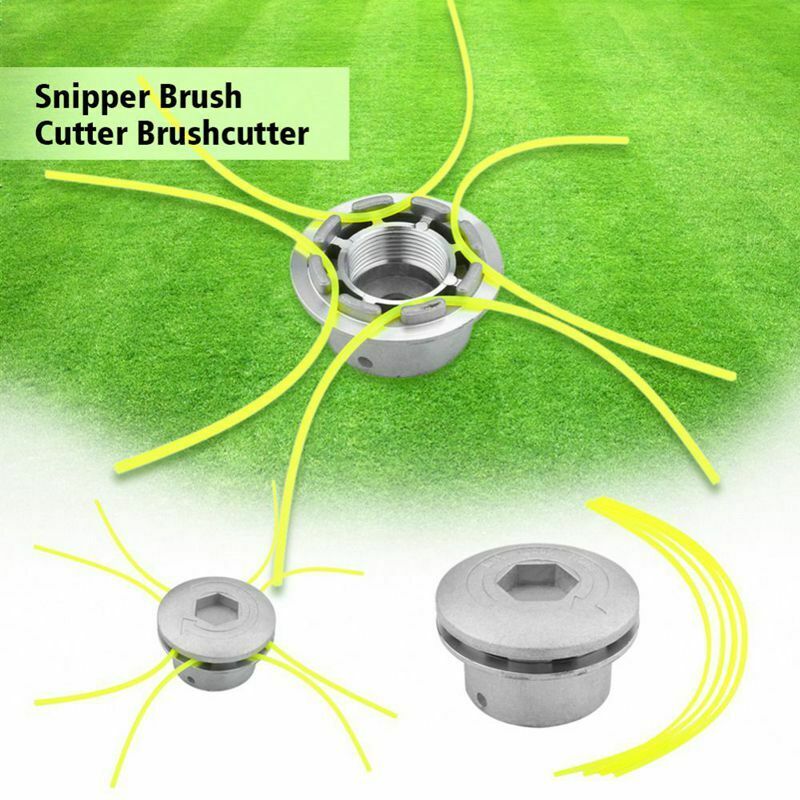 Universal Aluminum Grass Trimmer Head With 4 Lines Brush Cutter Head Thread