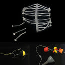 240pcs Clear Hair Rig Fishing Boilie Stops Dumbell Bait Rig Carp Stops  3c