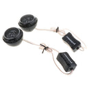 Universal Car Audio Stereo Speaker With Subwoofer Tweeter Black Excellent Timbre