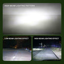 1 Pair H4 LED 72W 6500K 8000LM S4 Car Headlight Hi/Lo Beam Bulbs Waterproof A