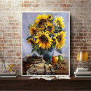 Sunflower 5D DIY Full Drill Rhinestone Diamond Painting Artcraft Home Decor