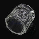 Nail Art Acrylic Crystal Glass Dappen Dish Bowl Cup Clear Nail Tools with Lid
