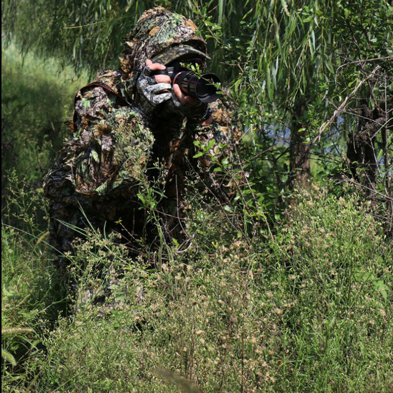 Ghillie Suit Set Sniper Train Leaf Jungle Forest Woodland Camouflage Adults